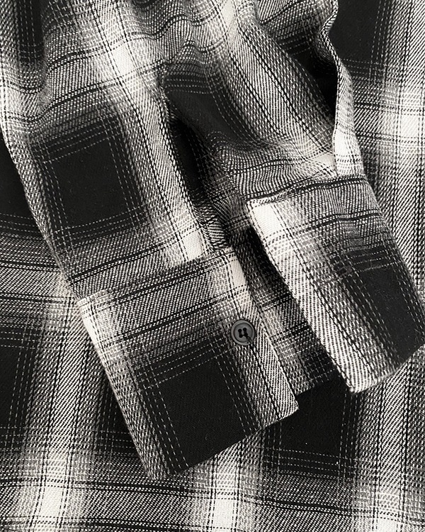 Over Size Check Shirt