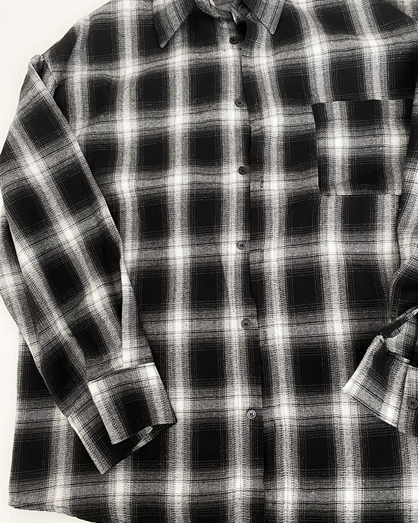 YOOU Check over shirt ※穴あり Check over shirt【Blue】 – YOOU