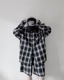 Over Size Check Shirt
