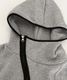 Cropped Balaclava Hood Zip Up