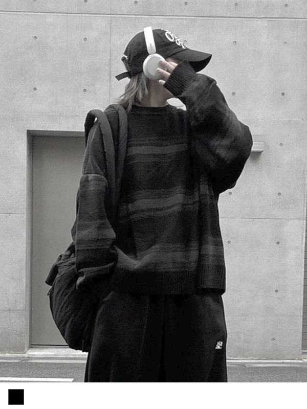 Multi Border Knit