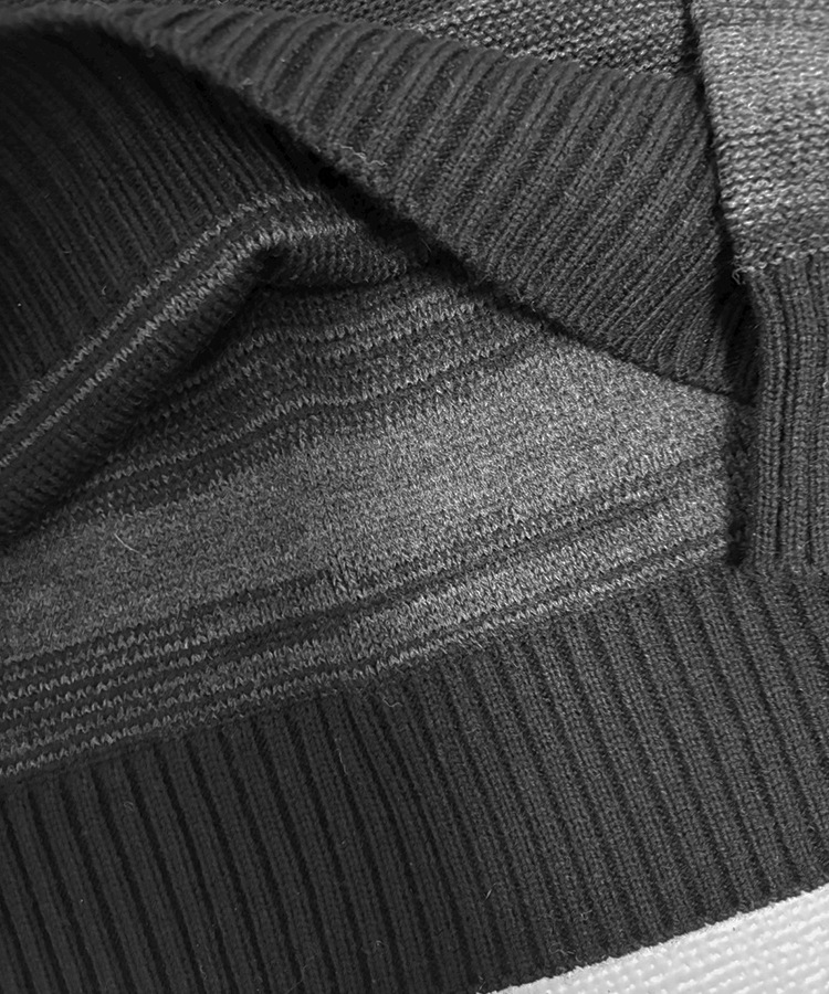 Multi Border Knit