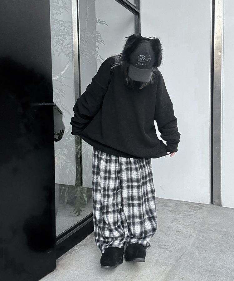 Check Easy Wide Pants