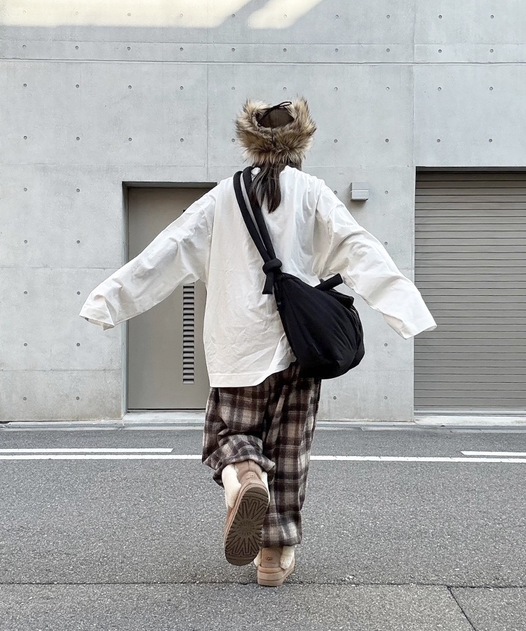 Check Easy Wide Pants