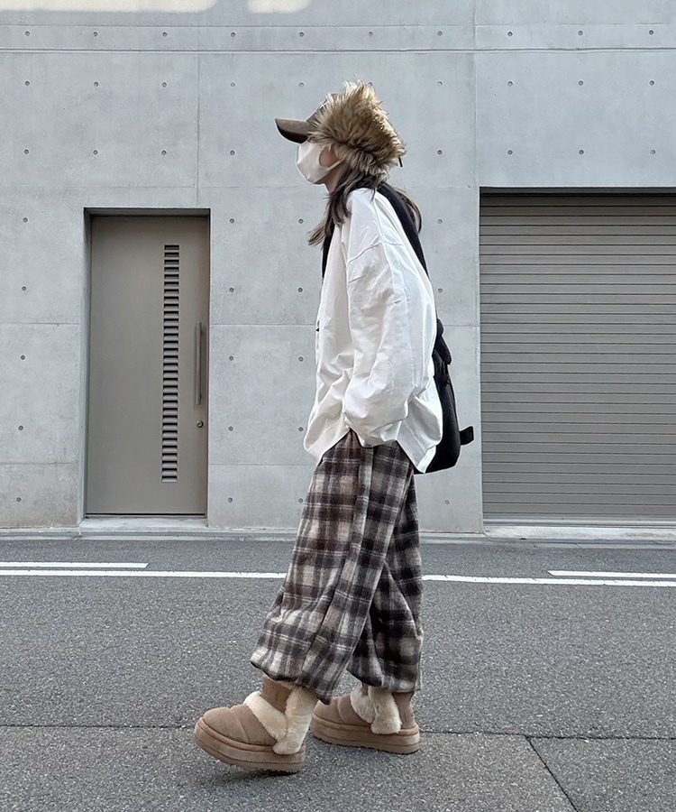 Check Easy Wide Pants