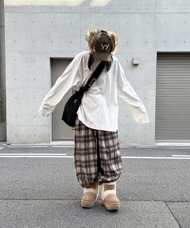 Check Easy Wide Pants