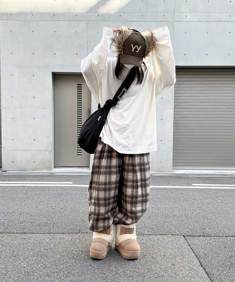 Check Easy Wide Pants