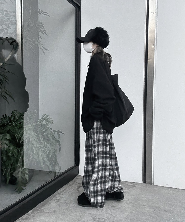 Check Easy Wide Pants