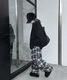 Check Easy Wide Pants