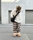 Check Easy Wide Pants