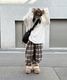 Check Easy Wide Pants
