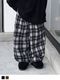 Check Easy Wide Pants