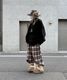 Check Easy Wide Pants