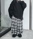 Check Easy Wide Pants