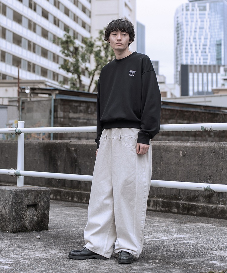 [別注]UNIVERSAL OVERALL×YACA Collaboration Sweat