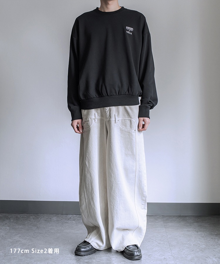 [別注]UNIVERSAL OVERALL×YACA Collaboration Sweat