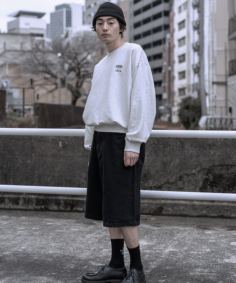 [別注]UNIVERSAL OVERALL×YACA Collaboration Sweat