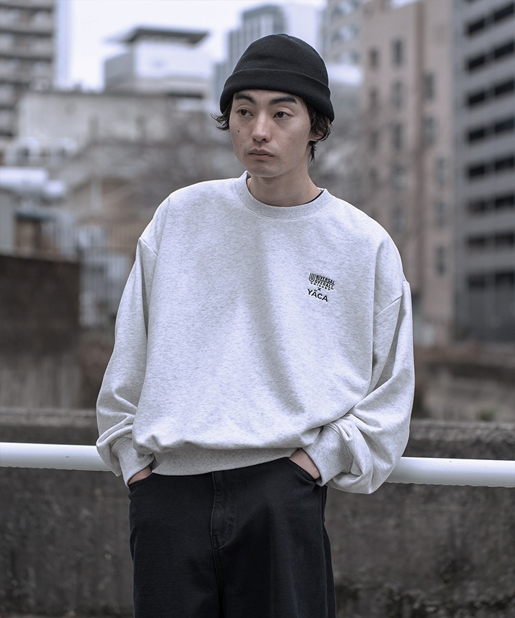 [別注]UNIVERSAL OVERALL×YACA Collaboration Sweat