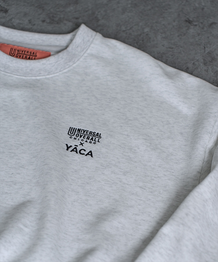 [別注]UNIVERSAL OVERALL×YACA Collaboration Sweat