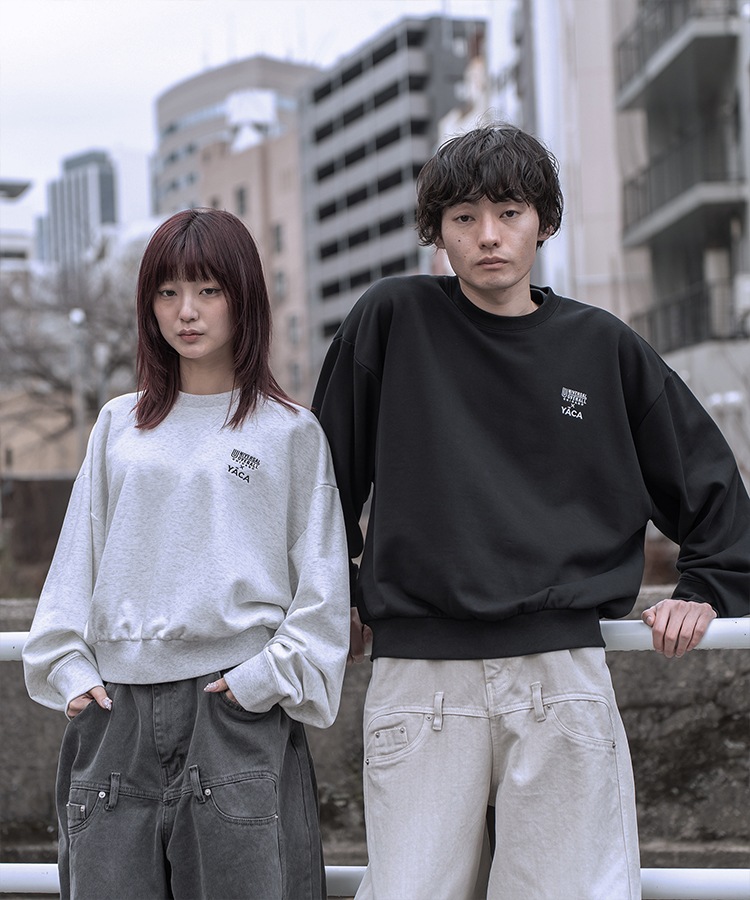 [別注]UNIVERSAL OVERALL×YACA Collaboration Sweat