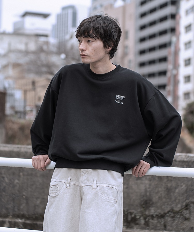 [別注]UNIVERSAL OVERALL×YACA Collaboration Sweat