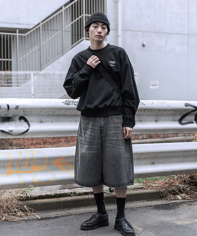 Bermuda Black Denim PT