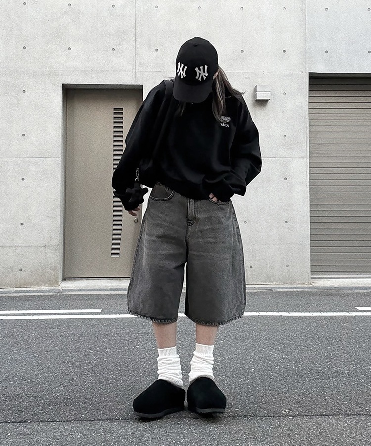 Bermuda Black Denim PT