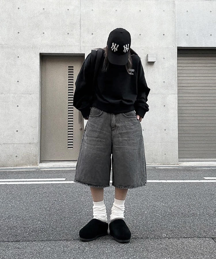 Bermuda Black Denim PT