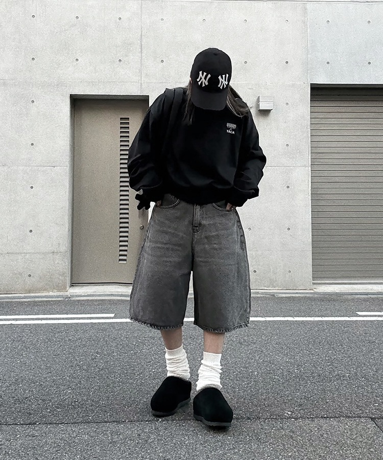 Bermuda Black Denim PT