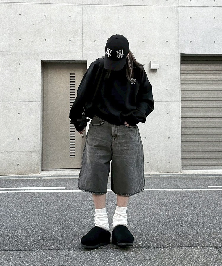 Bermuda Black Denim PT