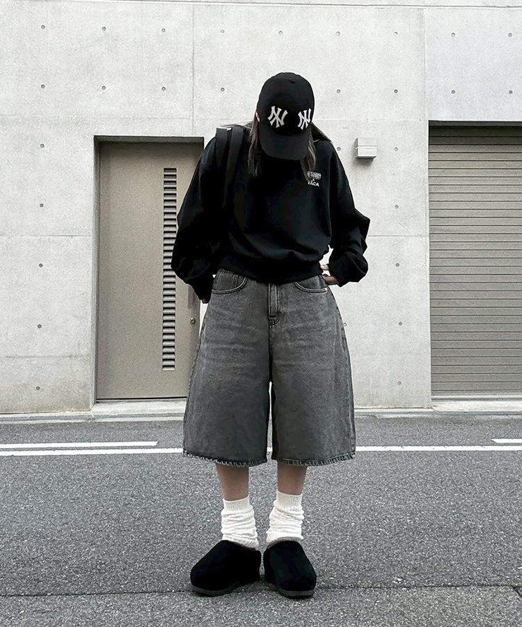 Bermuda Black Denim PT