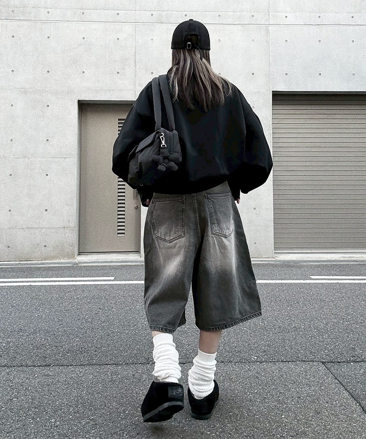 Bermuda Black Denim PT