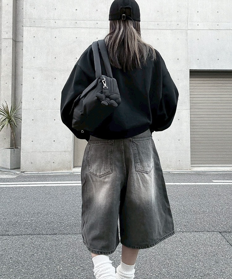 Bermuda Black Denim PT