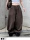 Curved Balloon Pants