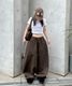 Curved Balloon Pants