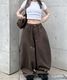 Curved Balloon Pants