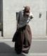 Curved Balloon Pants