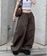 Curved Balloon Pants