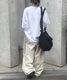 Curved Balloon Pants