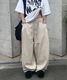 Curved Balloon Pants