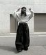 Curved Balloon Pants