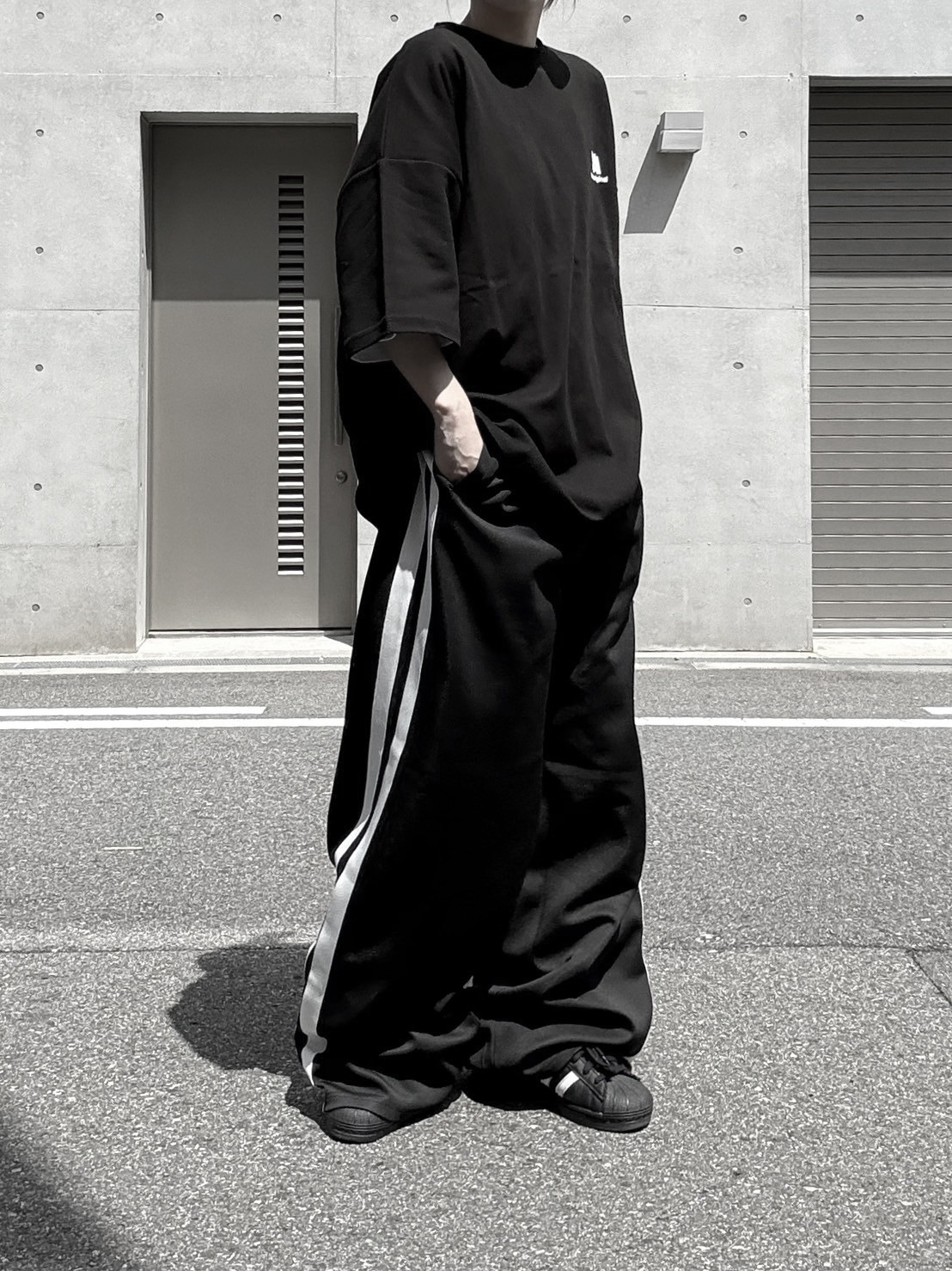 [SET]YA Print T-shirt＋YA Track Pants