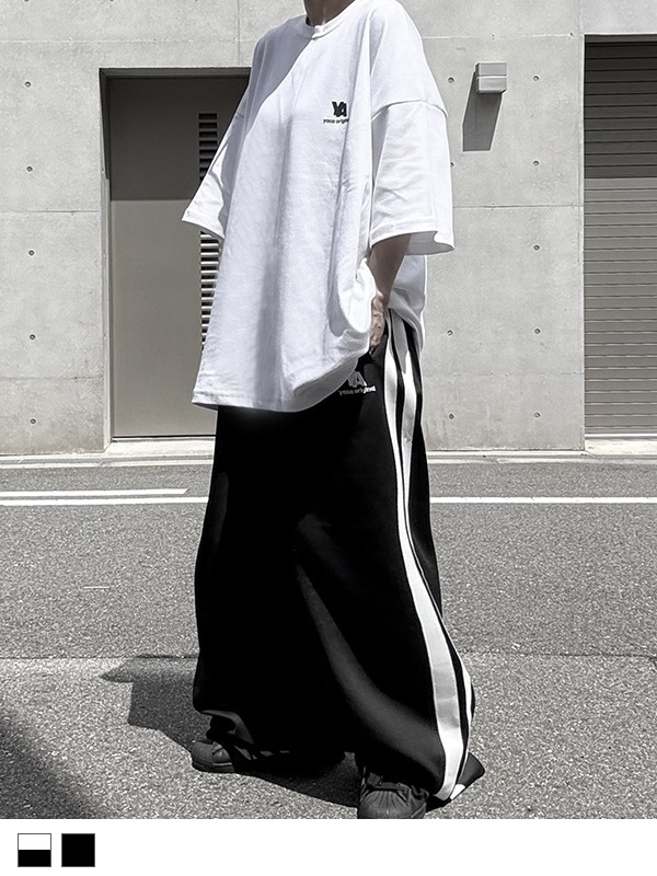 [SET]YA Print T-shirt＋YA Track Pants