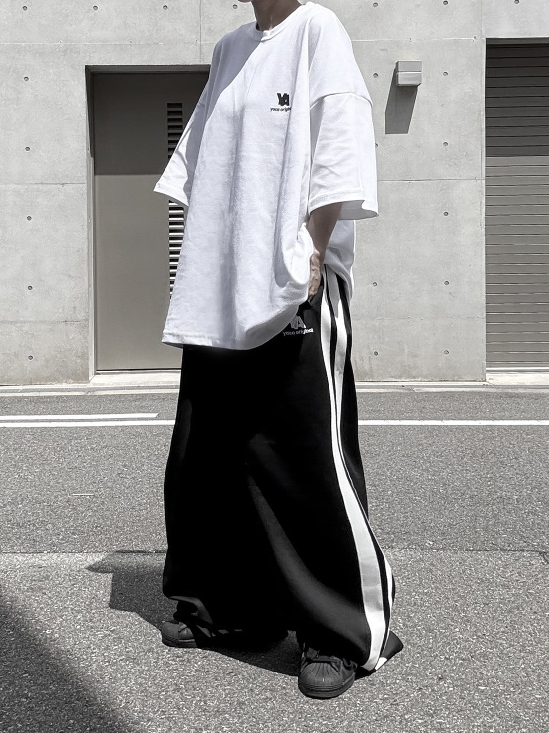 [SET]YA Print T-shirt＋YA Track Pants