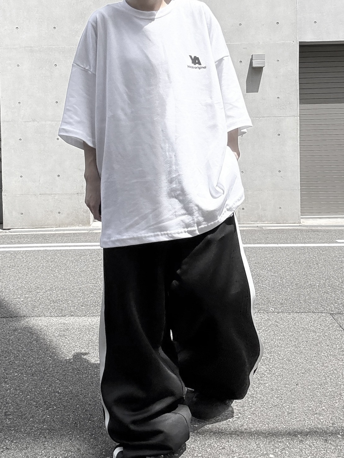 [SET]YA Print T-shirt＋YA Track Pants