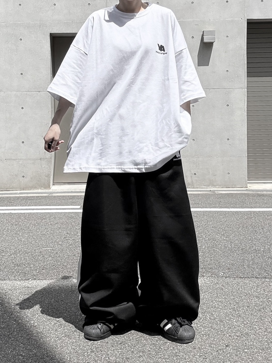 [SET]YA Print T-shirt＋YA Track Pants