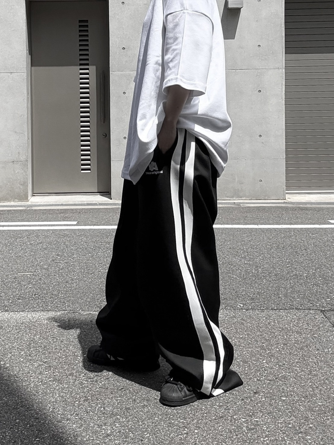 [SET]YA Print T-shirt＋YA Track Pants