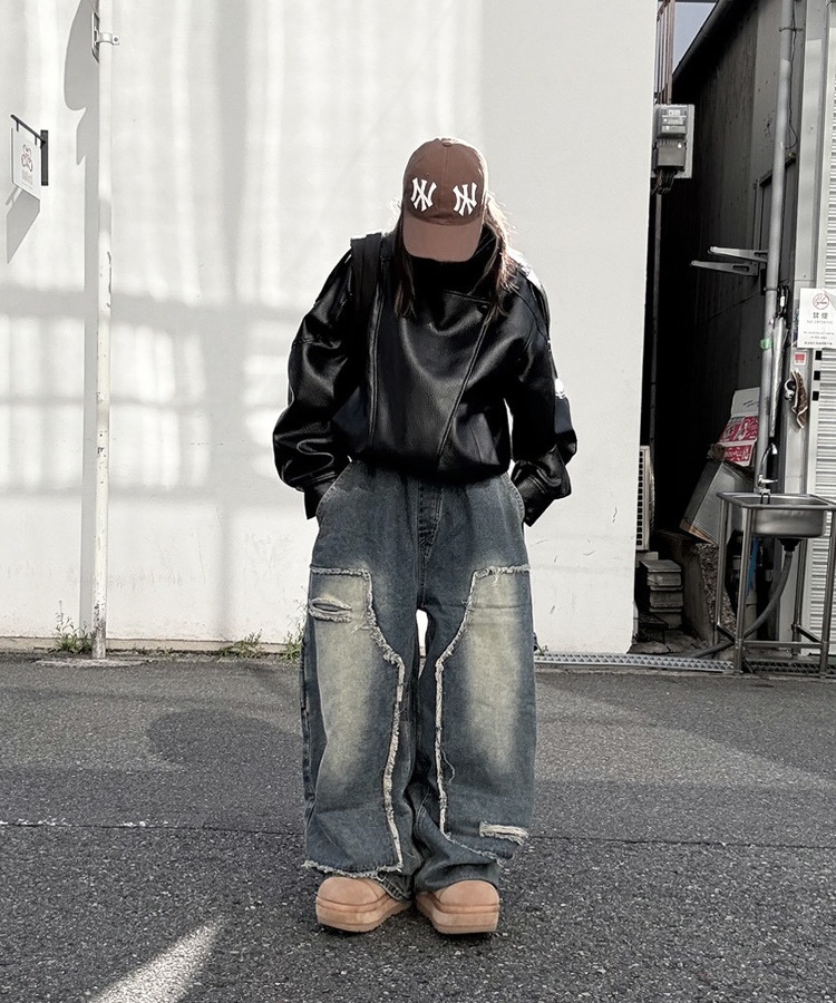 Damage Carpenter Denim PT | BOTTOMS | YACA