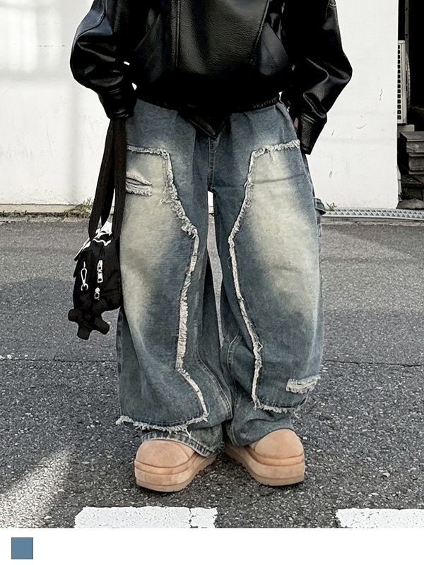 Damage Carpenter Denim PT | BOTTOMS | YACA