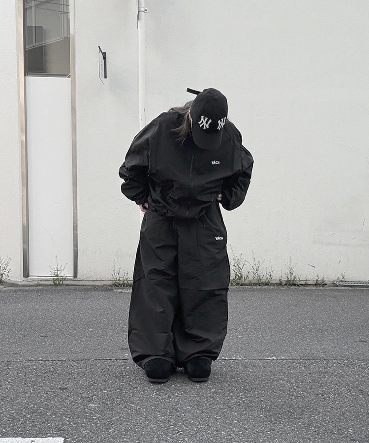 Nylon Logo Track Jacket